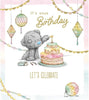 Bear Lighting Candle Birthday Card