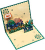 Garden Scene 3D Pop Up Thank You Card
