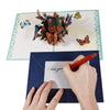 Vibrant Fluttering Butterfly 3D Pop Up Greeting Card - Mother's Day Birthday Anniversary