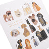Cute Illustrated Dog Breeds Design From The Dog Father's Day Card