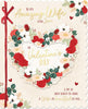 Floral Heart Amazing Wife Luxury Boxed Handfinished Valentine's Day Card