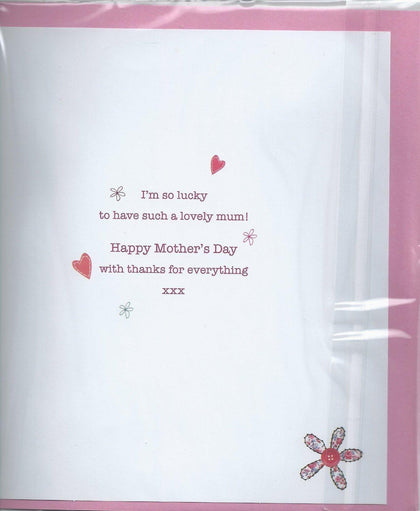 For Mum With love Happy Mother's Day card