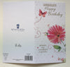 Granddaughter It is Your Happy Birthday Flower Slim Card