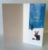 Cute Santa & Robin Christmas Money Wallet Card