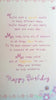 For Auntie Teddy Holding Flowers Design Birthday Card