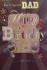 Special Dad Birthday Sentimental Verse Foil Finished Birthday Card