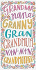 Grandma Nana Granny Gran Grandmum Nan Grandmother Mother's Day Card
