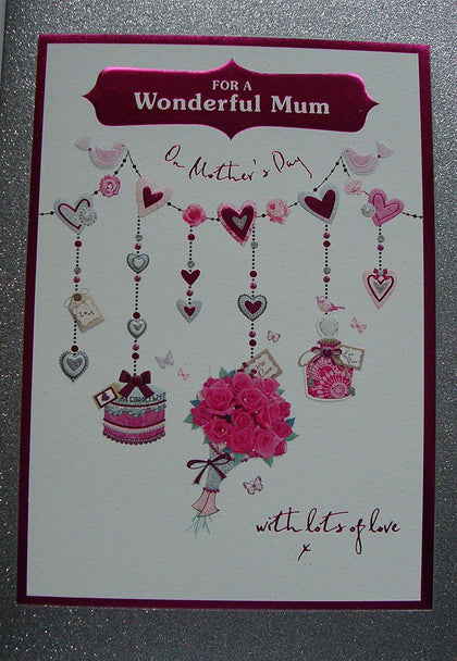 For A Wonderful Mum Lovely Verse Mother's Day Greeting Card