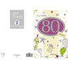 80th Birthday Card