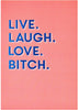 Four Pillars of Friendship Funny Greeting Card