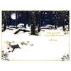 Bears Wearing Scarves 3D Holographic Mum And Dad Christmas Card