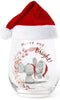 Me To You Merry & Bright Stemless Wine Glass & Bottle Stopper Gift Set