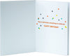 Colourful Text Design Open Male Birthday Card