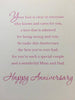 Anniversary Wishes Mum & Dad Greetings Card