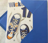 Wicked 17 Shoes Design Boy Birthday Card