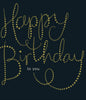 Golden Stars Design General Birthday Card