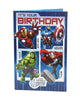Disney Marvel Avengers Birthday Boy Card Iron Man, Hulk, Captain America, Thor