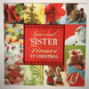 Sister and Fiancé at Christmas, Christmas Greetings Card
