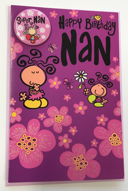 Happy Birthday Nan Card 