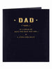 Dad If I Could Be Half The Man You Are... Father's Day Card