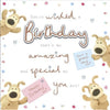 Boofle Holding An Envelope Handmade Birthday Card