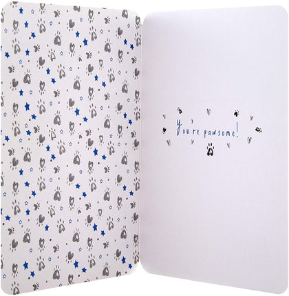 Cute Pet Themed Design Thank You Card