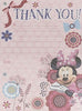 Pack of 20 Minnie Mouse Girl Child Thank You Card