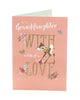 Disney Bambi Granddaughter Birthday Card