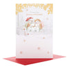 Hallmark Granny and Grandad Christmas Card 'Hugs'