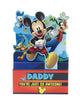 For Daddy Mickey Mouse Birthday Card