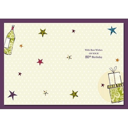 80th Birthday Card