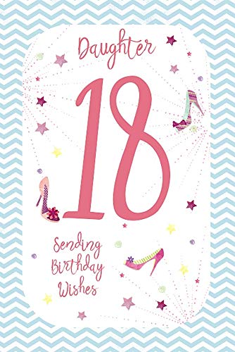 Daughter 18th Birthday Card by Wishing Well