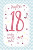 Daughter 18th Birthday Card by Wishing Well