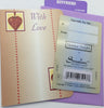 With Love To My Boyfriend ....Wallet Card (Sentimental Keepsake Wallet /Purse Card)