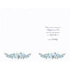 Blue Floral Special Birthday Wishes Card