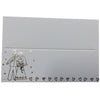 White & Silver Bride & Groom Wedding Place Cards - Pack of 12