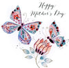 Second Nature Handmade Mother's Day Card In Bloom Range Butterflies & Flower