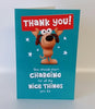 Thank You Humour Nice Things Greeting Card