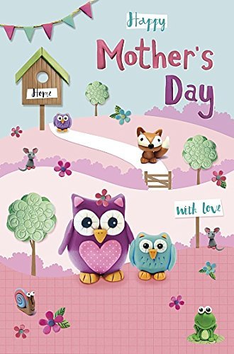 Owl's Open Mother's Day Quality Greeting Card