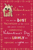 For My Valentine Romantic Boofle Couple Valentine's Day Card