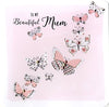 Beautiful Mum Handmade Luxury Crystals & Glitter Mother's Day Card Large
