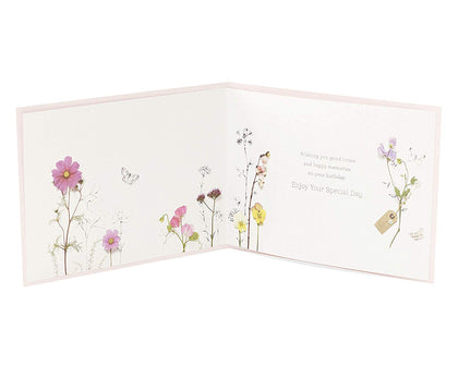 Floral Pretty Birthday Card 