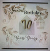 Second Nature Handmade 70 Birthday Card Notting Hill Range Birdcages & Branches