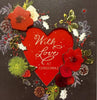 With Love At Christmas Die Cut Luxury Xmas Card Nice Message