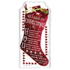 All I Want for Christmas Stocking Design Hanging Plaque