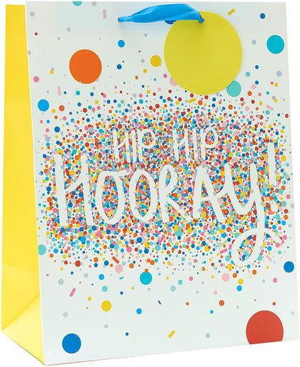Hip Hip Hooray Celebration Large Gift Bag