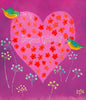 Gorgeous Girlfriend Colourfull Love Birds Valentine's Day Card
