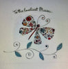 Second Nature Unique and Delicate Handmade MUM Mother's Day Card Butterfly