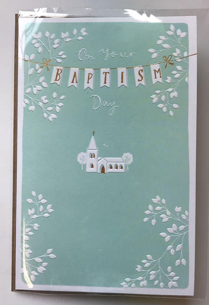 On Your Baptism Day Traditional Congratulations Card
