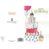 Open Happy Birthday Card Gifts And Cupcakes